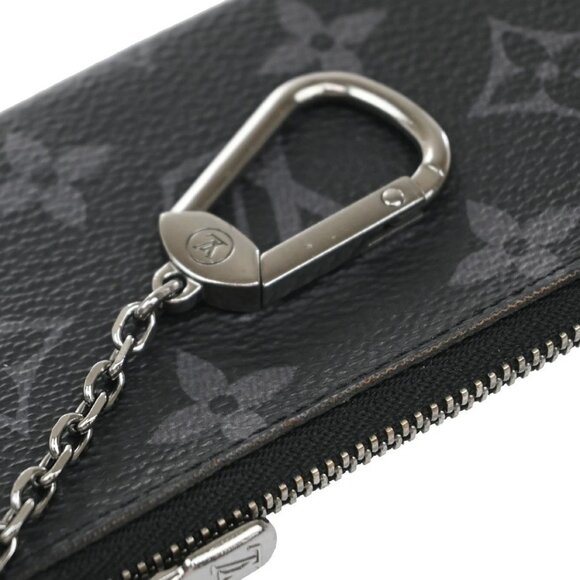 LOUIS VUITTON Pochette Cle Coin Case Monogram Eclipse Reverse BK M80905 86RF577 - Picture 8 of 14